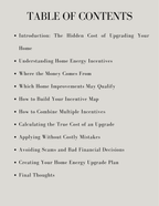 Green Energy Household Financial Incentives