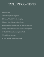 The Subscription Audit & Recovery Method